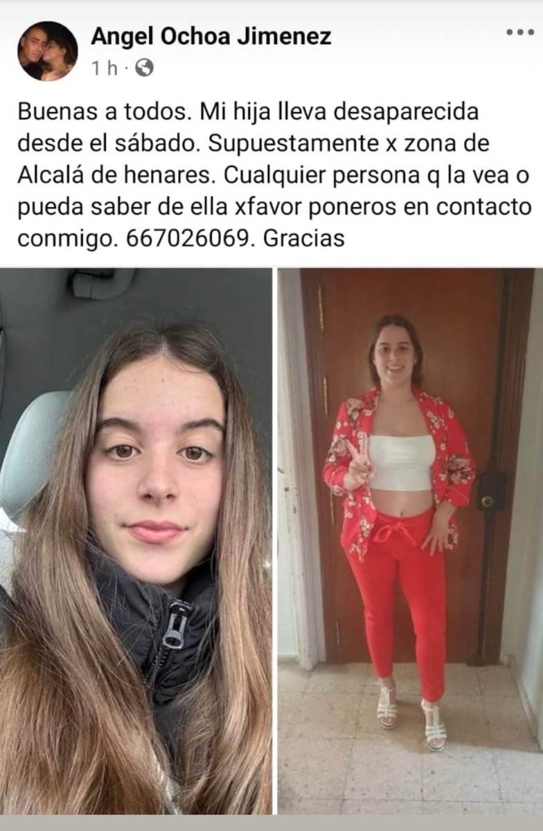 rcubero9's tweet photo. porfa si podéis difundir🙏🏻 https://t.co/JxWoNVMBel