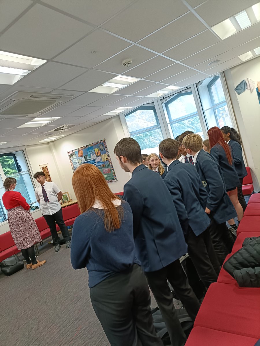 HolyCrossBury's tweet image. Students from Parrenthorn, St. Gabriels and The Derby, have taken part in this year’s Theology, Philosophy and Ethics Workshops. Students explored what motivates them when making ethical decisions; as well as considering philosophical questions, such as “Who Am I?”