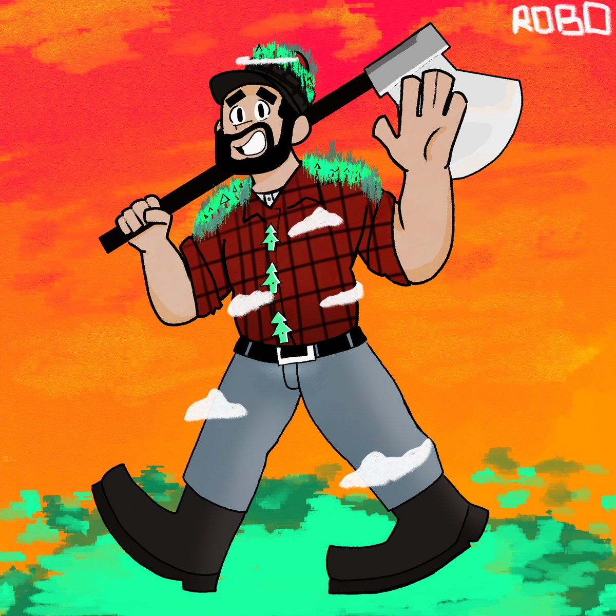 Roboh0und's tweet photo. Attack I did for @Knighterisk !! https://t.co/djlQ38rtQh