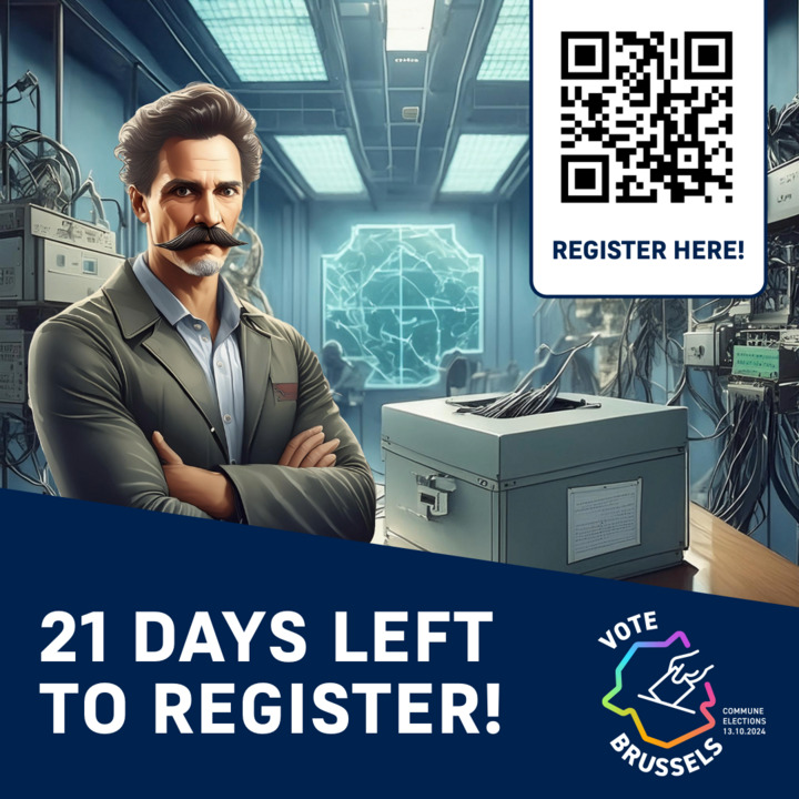 VoteBXL's tweet image. Happy Nikola Tesla Day! Harness the power of your vote to light up Brussels' future.💡

International voters could be 1/3 of ALL voters in Brussels.

👉 Learn more: vote.brussels
🗳️ Register: inscription.elections.fgov.be

Your vote matters!

#VoteBrussels #LightUpYourFuture