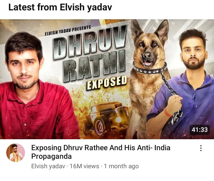 Neutral_po's tweet photo. #DhruvRahtee  official father of #Elvishyadav #homies #ElvishArmy  #AbhIya https://t.co/136V87Q3pb