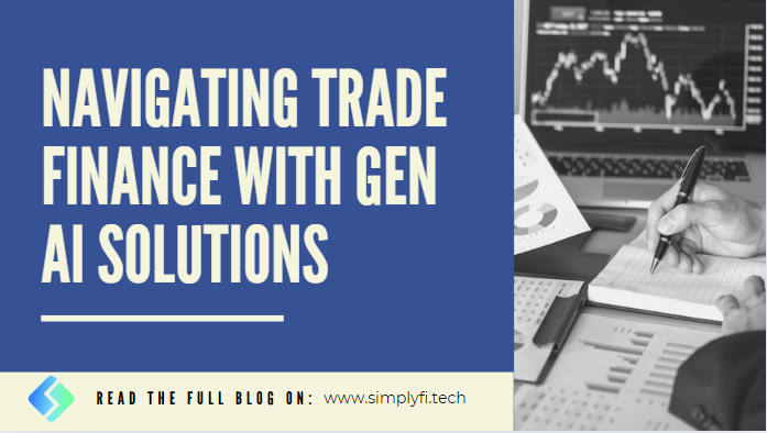 simplyfitech's tweet photo. Global trade booms, but financing lags. New AI tech streamlines trade finance, giving businesses a competitive edge.

Read the full blog: https://t.co/fm49lYne6b

#GenAI #TradeFinance #SimplyFi #Innovation #AISolution https://t.co/P75NFDZmeb