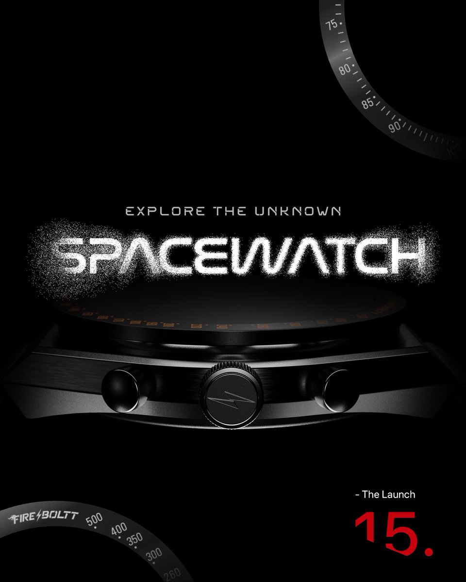 Inspired by the space, designed for you. #Spacewatch is our innovation from the heart of the galaxy. Coming soon.👨🏻‍🚀

#NewLaunch #LaunchingSoon #fireboltt