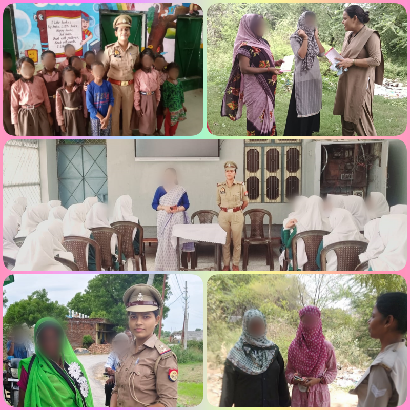पुलिस उपायुक्त नगर के कुशल पर्यवेक्षण में #शक्ति_दीदी_अभियान के तहत महिला सशक्तिकरण हेतु नगर जोन के समस्त थानों द्वारा क्षेत्र में चौपाल लगाकर एवं सार्वजनिक स्थानों पर जाकर महिलाओं/बालिकाओं को अभियान से सम्बन्धित विषयों की जानकारी देकर जागरूक किया।
#ShePoweredUPP
#WomenEmpowermet