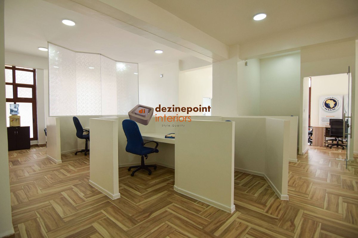 dezinepoint's tweet photo. Exciting news! Our recent office partitioning project in Karen, Nairobi is complete, designed with precision and attention to detail. Highlights include:
🌟Welcoming reception area 🌟Spacious workstation cubicles 🌟Conference room with TV area 🌟Ceiling-high storage cabinets https://t.co/nLvrNZQQii