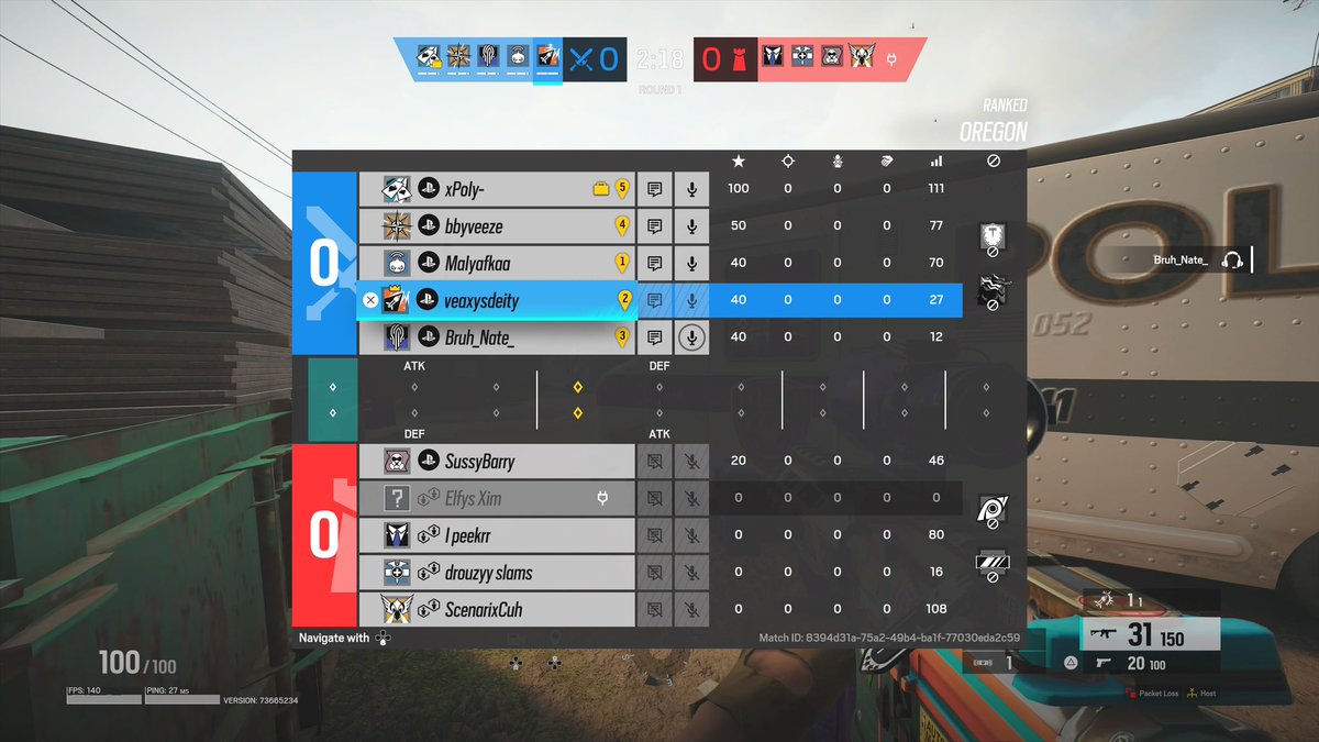 veaxyy's tweet photo. Year 9 and ppl still hit servers… @Ubisoft @Rainbow6Game fix your game https://t.co/nyIij8TPZq