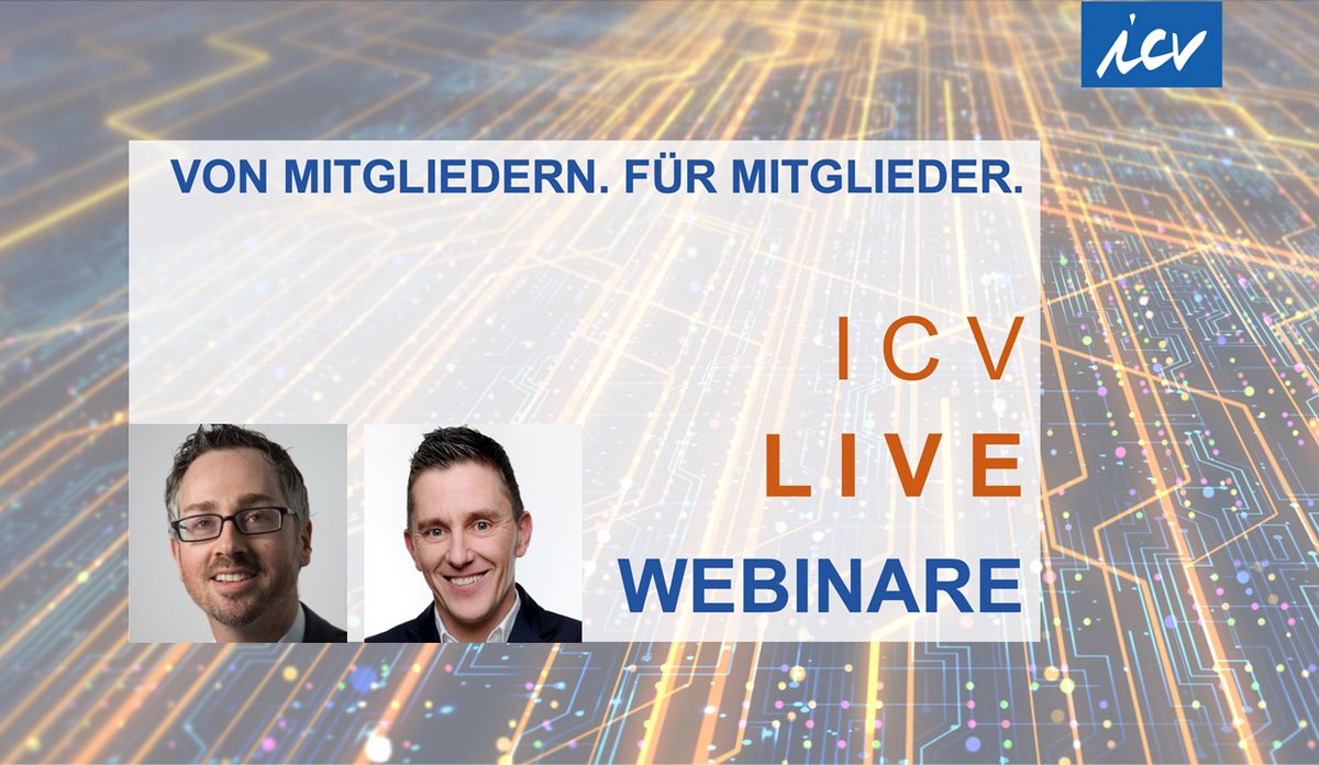 Wie Sie die aktuell fünf größten Herausforderungen von CFOs auf einen Schlag lösen können, erfahren Sie im #ICV Live Webinar am 05.09.24 von Alexander Hein und Pascal Speicher von smartPM.solutions. 
Mehr Infos:
icv-controlling.com/de/events/digi…
#controlling