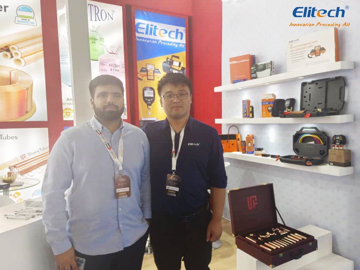 elitech_global's tweet image. 🌐Concluded the 2024 Egypt #HVACRefrigeration Expo, where we joined forces with our partner ALIMRAN A/C SPARE PARTS to showcase Elitech's exceptional #HVAC repair tools and #temperaturecontrollers, etc. Our innovative #solutions are setting new standards in the industry!
#Elitech
