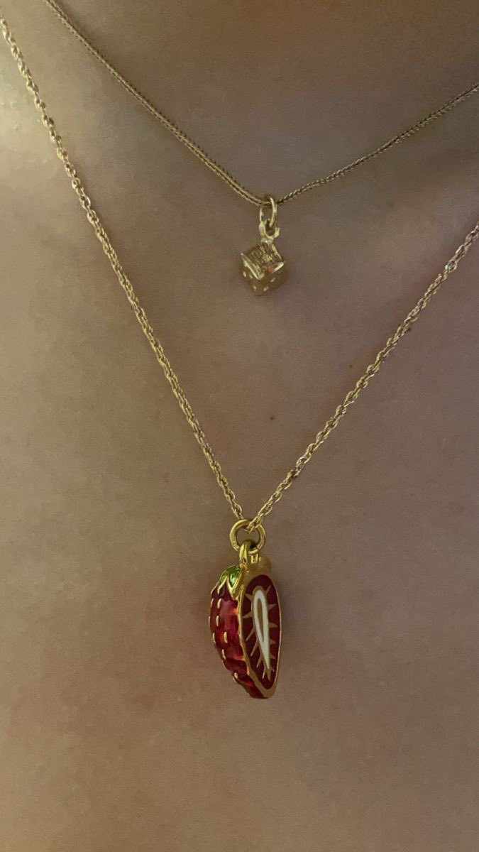 Strawberry necklace 🍓