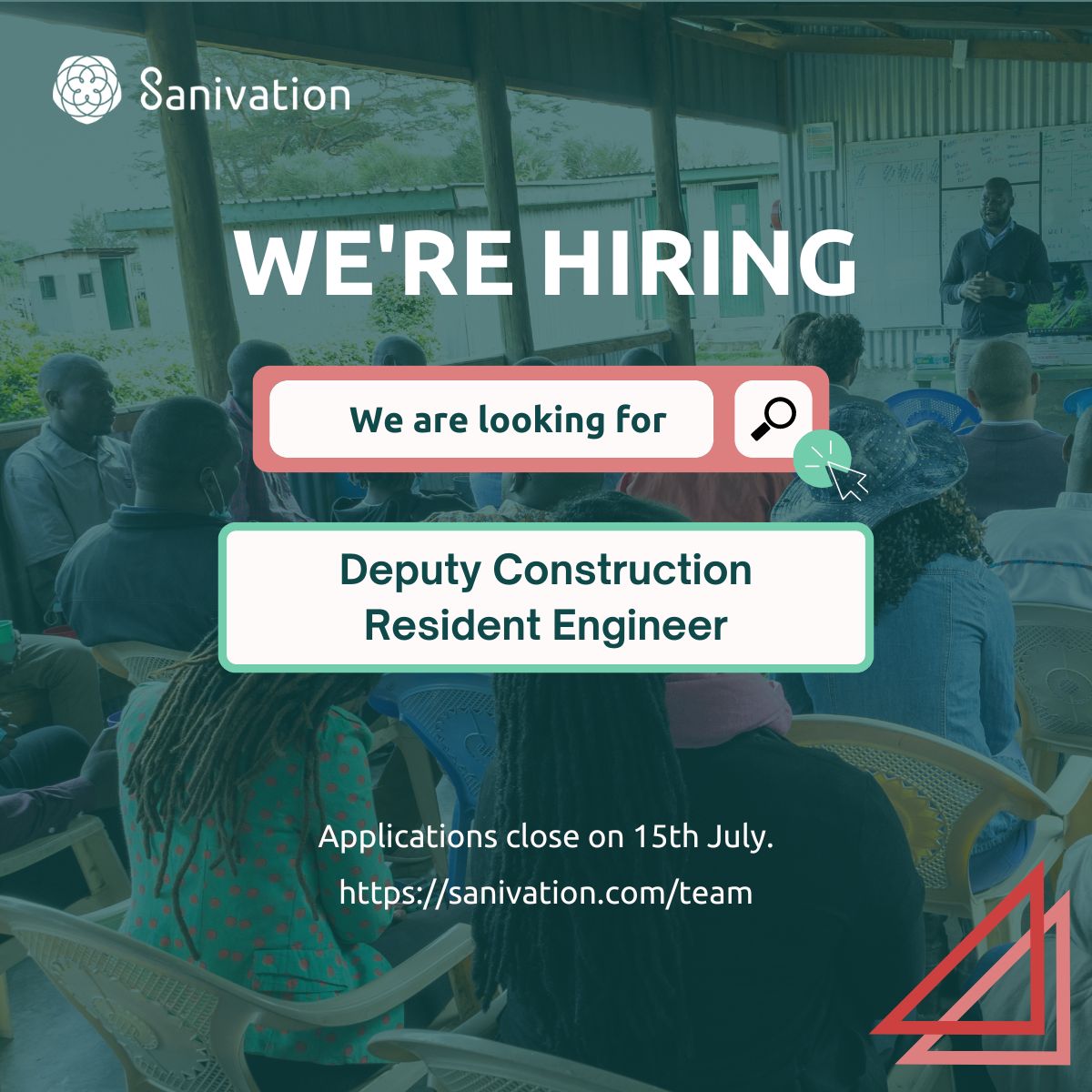 Sanivation's tweet image. Sanivation is Hiring!
🔎 Position: Deputy Construction Resident Engineer

🗓: Application Deadline: July 17, 2024
🔗 : Apply Here: fuzu.com/kenya/jobs/dep…

#sanivationhiring #projectdevelopment #joinourteam
#sanitationjobs #engineeringjobs