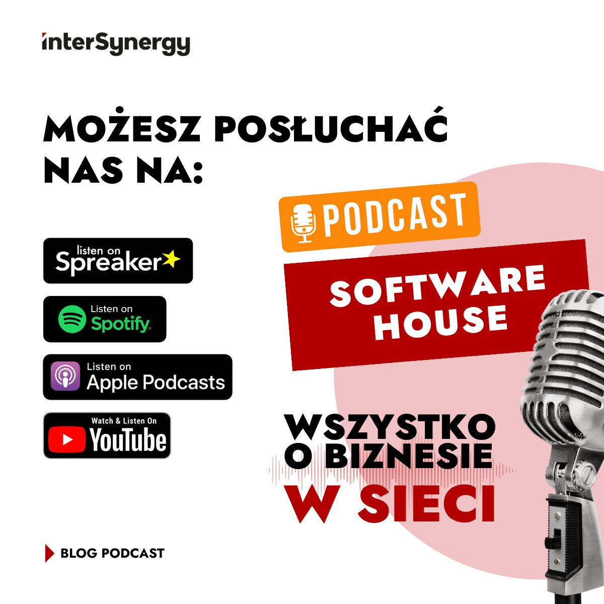 intersynergy's tweet image. 🌟 Blog Podcast - Wszystko o biznesie w sieci

Nie przegap tego! Odwiedź nas i posłuchaj, jak możesz poprawić doświadczenia swoich klientów, zarządzać projektami i osiągnąć sukces rynkowy.

🔗 Więcej na Linkedin

#Podcast #BlogPodcast #SoftwareHouse #InterSynergyPodcast
