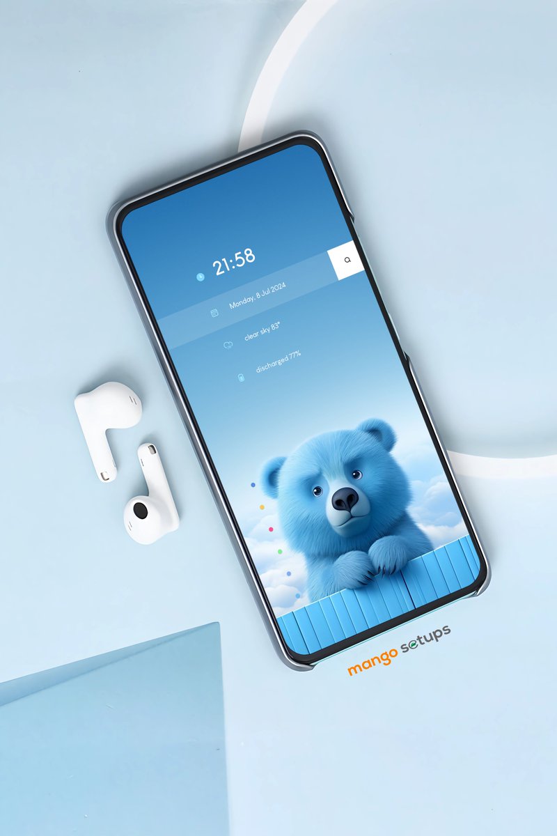 mangosetups's tweet image. Blue Bear 🐻❄️
Apps Used:
- Launcher @NiagaraLauncher
- Mnml Kwgt @21MaRcO12
- Wonder Walls @DroidDecor
- Niagara Dots #Icons
#androidcustomization #wallpapers
#mangosetups #homescreen
mangosetups.in