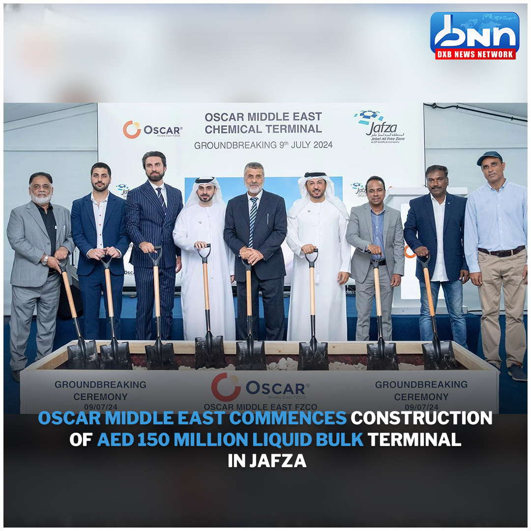 dxbnewsnetwork's tweet image. Oscar Middle East Starts AED 150M Liquid Bulk Terminal Project in Jafza
.
Read Full News: dxbnewsnetwork.com/oscar-middle-e…
.
#OscarMiddleEast #Jafza #LiquidBulkTerminal #PetrochemicalIndustry #ChemicalStorage #DPWorld #JebelAliFreeZone #dxbnewsnetwork #breakingnews #headlines