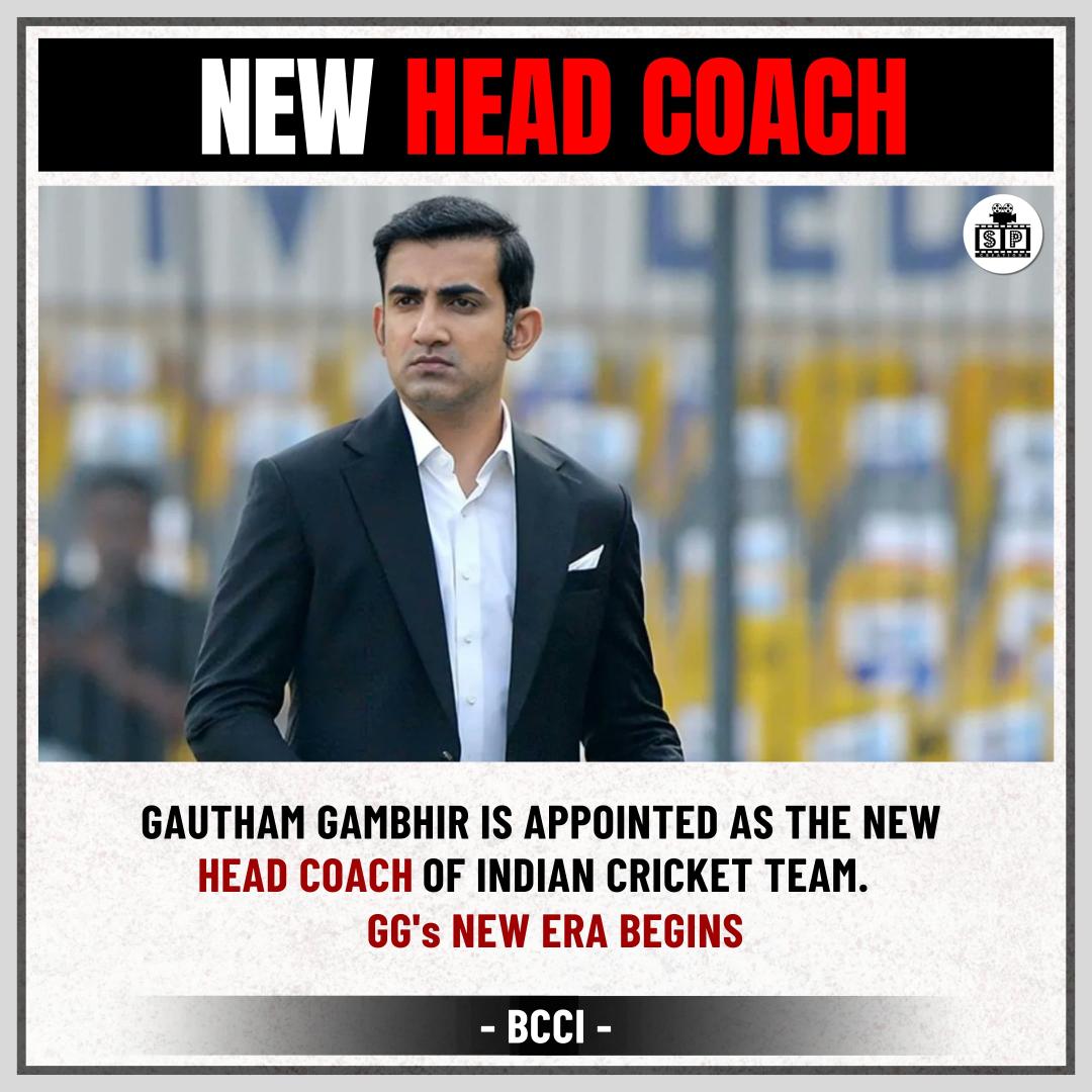 SPC_Reviews's tweet photo. A New Era Begins with @GautamGambhir in Indian Cricket ๐
Support us @SPC_Reviews for more
.
.
.
#GauthamGambhir #Trending #NewHeadCoach #GautamGambhir #Cricket #CricketUpdate #Twitter #Viral #PhotoOfTheDay #SPEdits #SPMultiMedia https://t.co/Q8n0MD6IHk