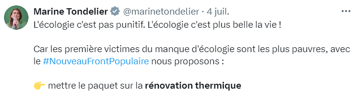 Cobra_FX_'s tweet image. Le 4 Juillet, @marinetondelier veut "mettre le paquet" sur la rénovation thermique.

Le 5, les assos qu'elle soutient empêchent l'implantation d'une usine d'isolant.