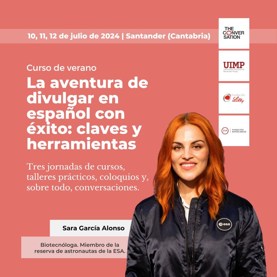 👋 Hoy estoy en #Santander donde participo en el curso de verano de la <a href="/UIMP/">UIMP</a> para hablar sobre las próximas misiones espaciales con presencia humana y los numerosos beneficios que reporta la exploración espacial.