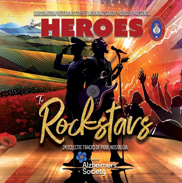 brid_veterans's tweet photo. @peter_levy our follow up to the naked calendar “Privates on Parade” is now available to buy. “From Heroes to Rockstars” is a 24 track covers CD in aid of #Alzheimers Society. Can you help us promote it please. https://t.co/PKyxdUP8um