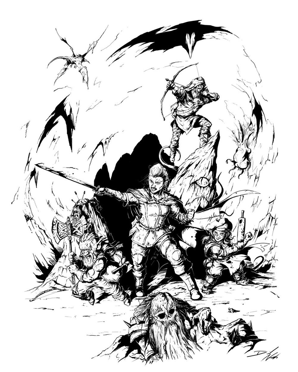 David_the_North's tweet photo. Hey everyone! I'm David, an illustrator in the ttrpg space. Here's a few of my pieces. I'm always looking for work. 

#portafolioday #PortfolioDay2024 #ttrpg https://t.co/wzejv05AzJ
