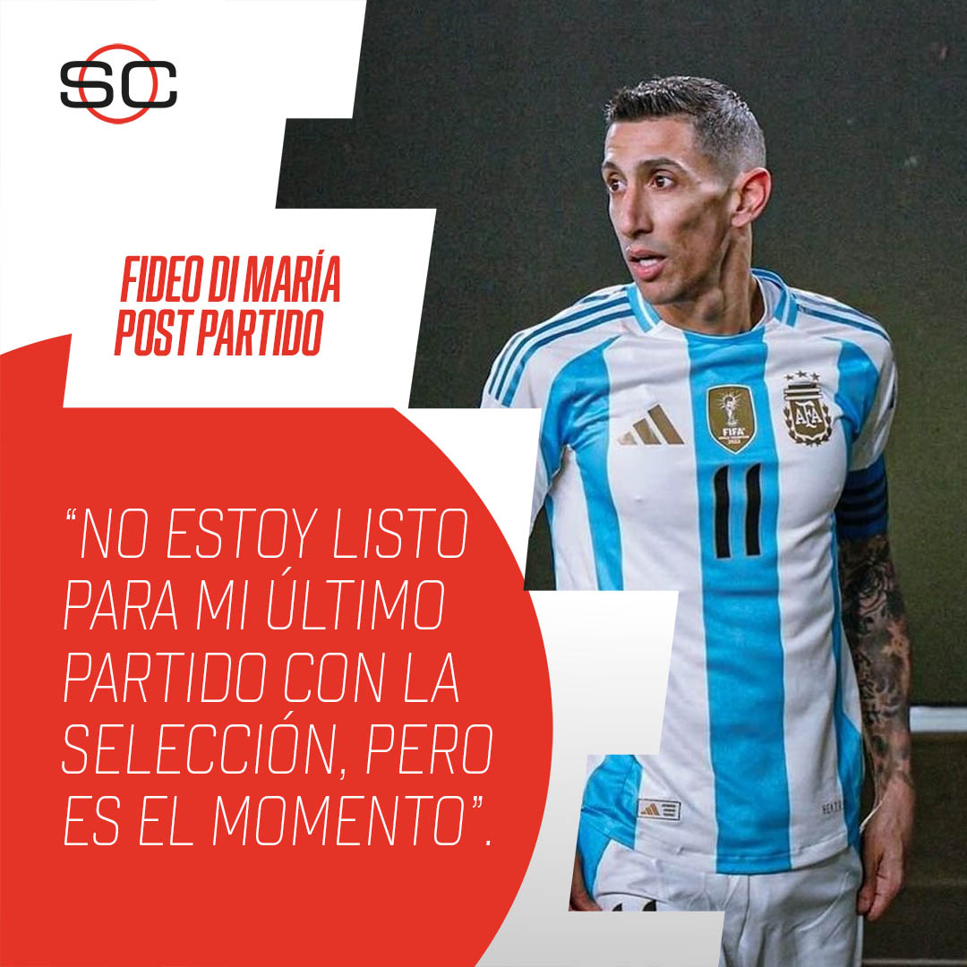 SC_ESPN's tweet photo. Argentina jugará la final de la Copa América, pero no será una definición más en la historia... 💔 https://t.co/WiD7Q00vWQ