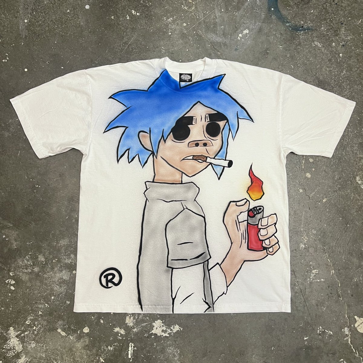MadeByRila's tweet photo. Airbrushed 2D from the Gorillaz https://t.co/XDncbW5yl5