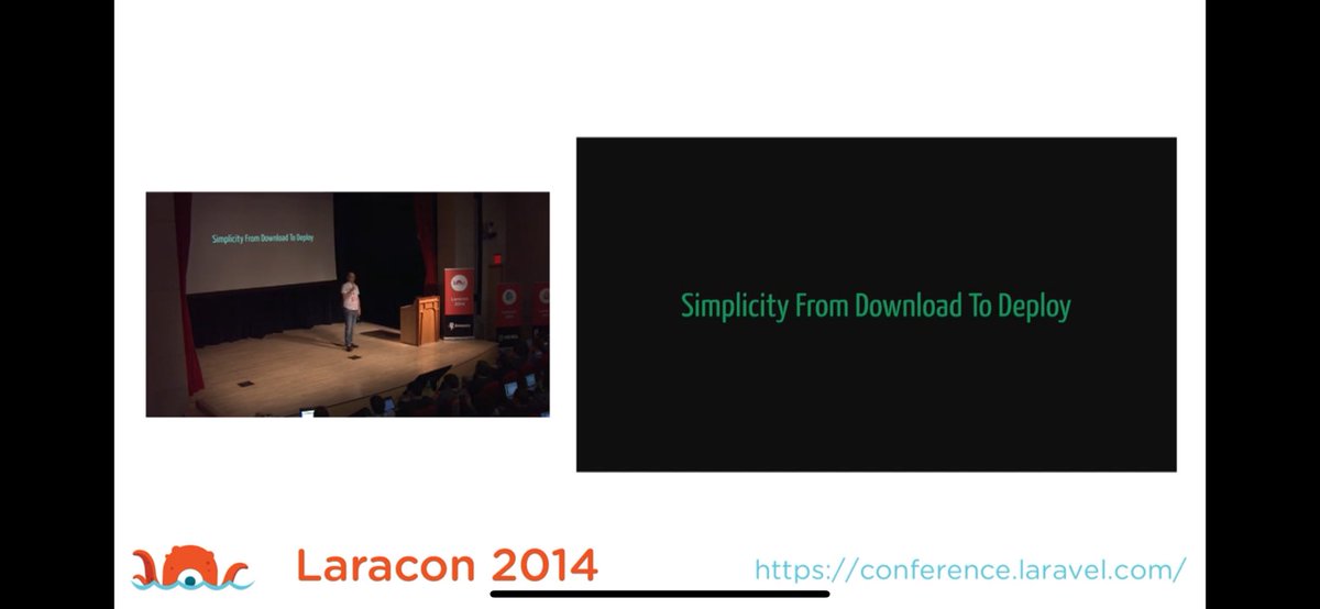 taylorotwell's tweet photo. 10 years ago at Laracon 2014 I said this was the theme…

We’re going back to that theme this August. 😏

@LaraconUS https://t.co/mIoqrz92Bv