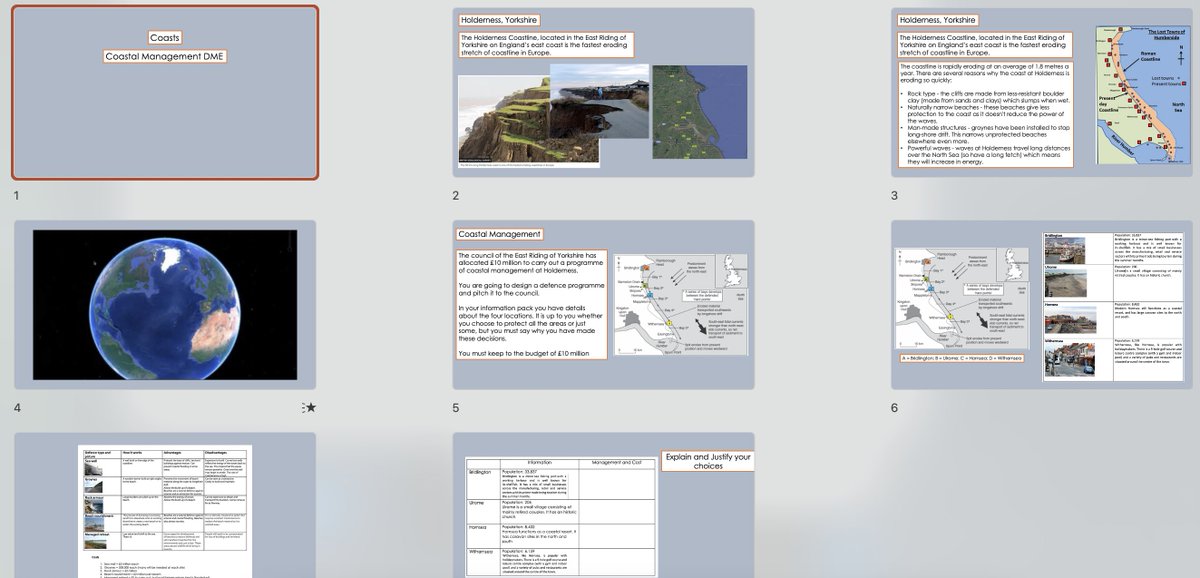 Intergeogteach's tweet photo. coasts 🌊 

A unit with an emphasis on describing and explaining the processes and changes occurring at the coastline

There's good coastal management DME less which is used as a piece of formative assessment and an opportunity to use cake for the cave-arch-stack formation lesson https://t.co/fONJqK6pwY