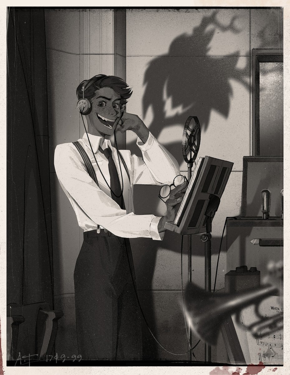 veramitarr's tweet image. #HazbinHotelAlastor
The Radio Man back in his heydays