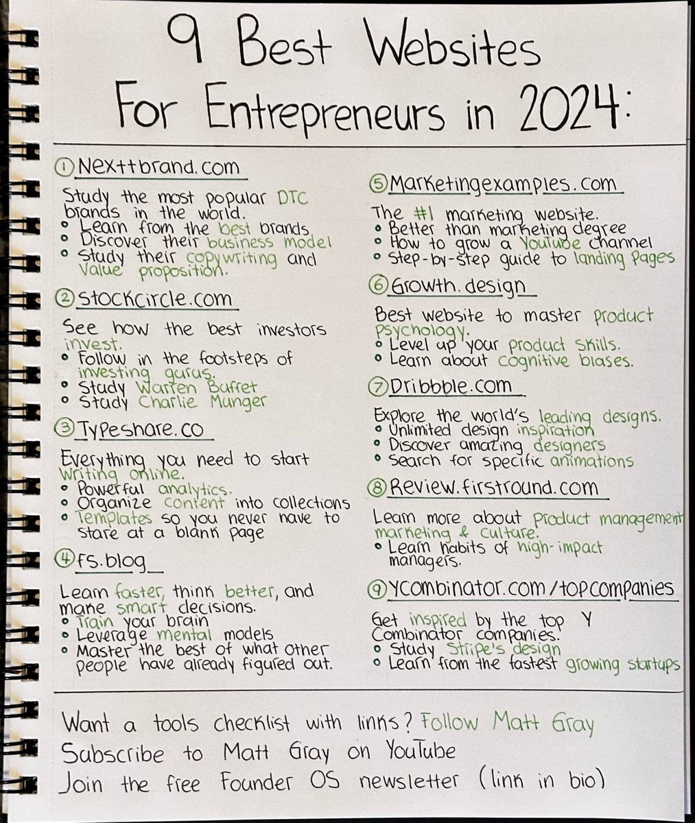 matt_gray_'s tweet photo. 9 free websites for learning new skills (that will make you unstoppable): https://t.co/w67xpbb0zG