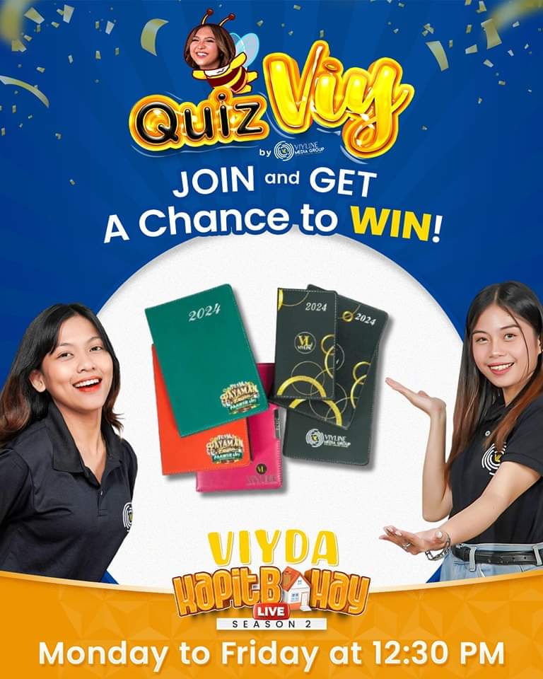 VL_MediaGroup's tweet photo. Today is WINS-day!  Ready na ba kayong maki-chika at manalo ngayong Miyerkules, mga kapitbahay?  🤩

Samahan kami mamayang 12:30 PM sa VIYDa Kapitbahay Live para sa tiyansang manalo ng Team Payaman Fair Merch!

#VIYDaKapitbahayLive #QuizViy #TeamPayaman #VIYLineMediaGroup https://t.co/5IWIq3MQ6R
