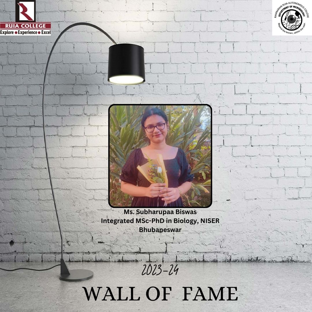 Ruia Microbiology Department tweet media