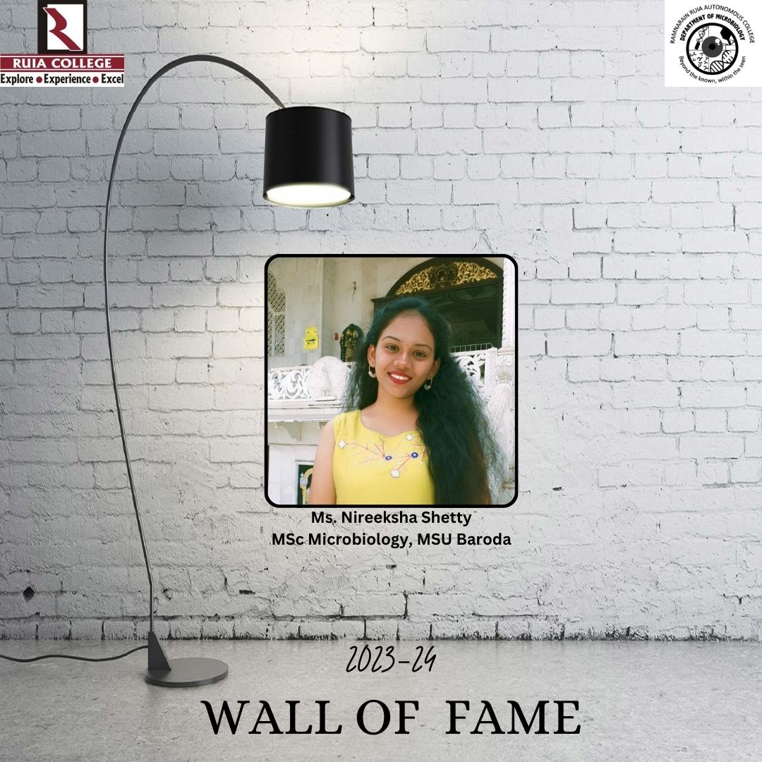 Ruia Microbiology Department tweet media