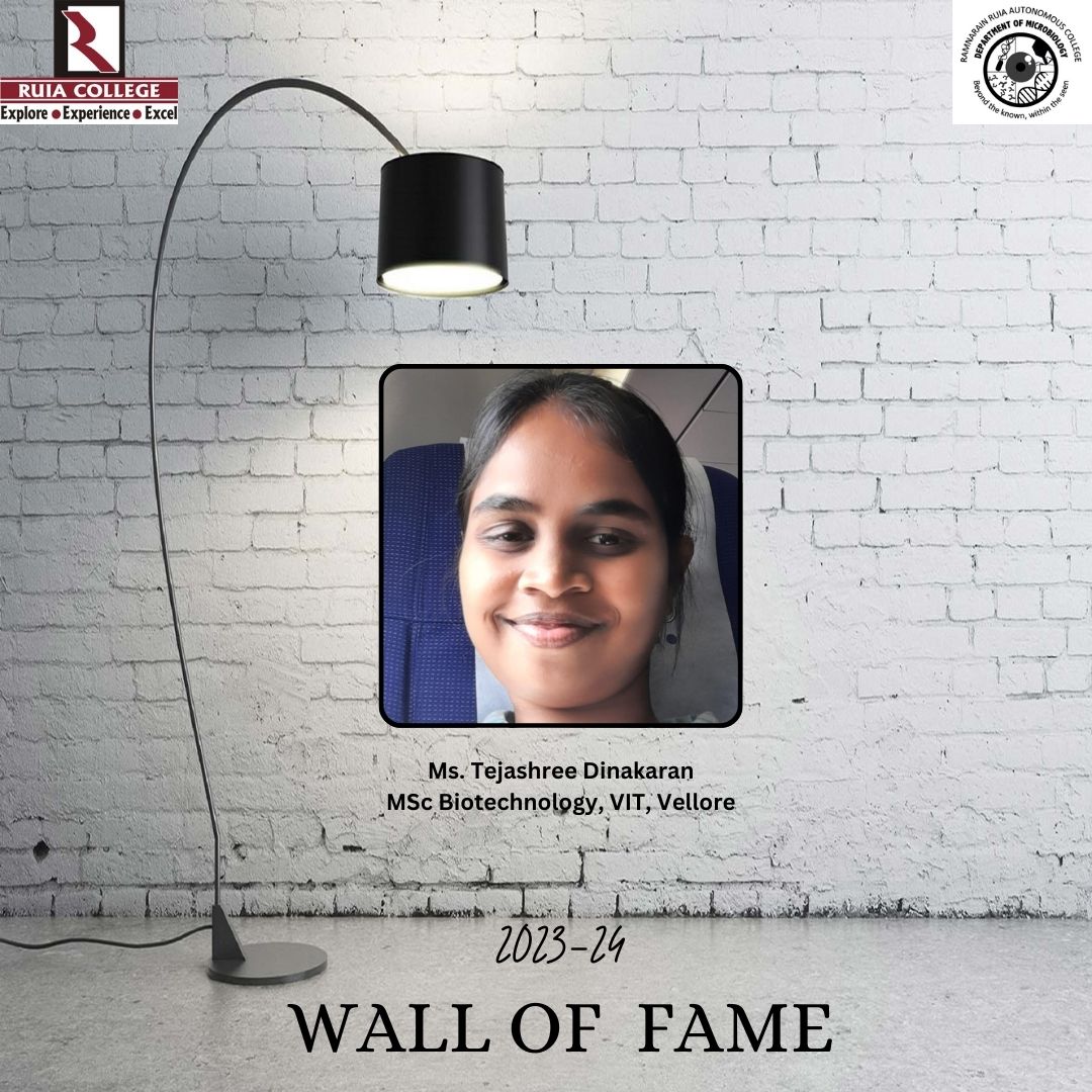 Ruia Microbiology Department tweet media