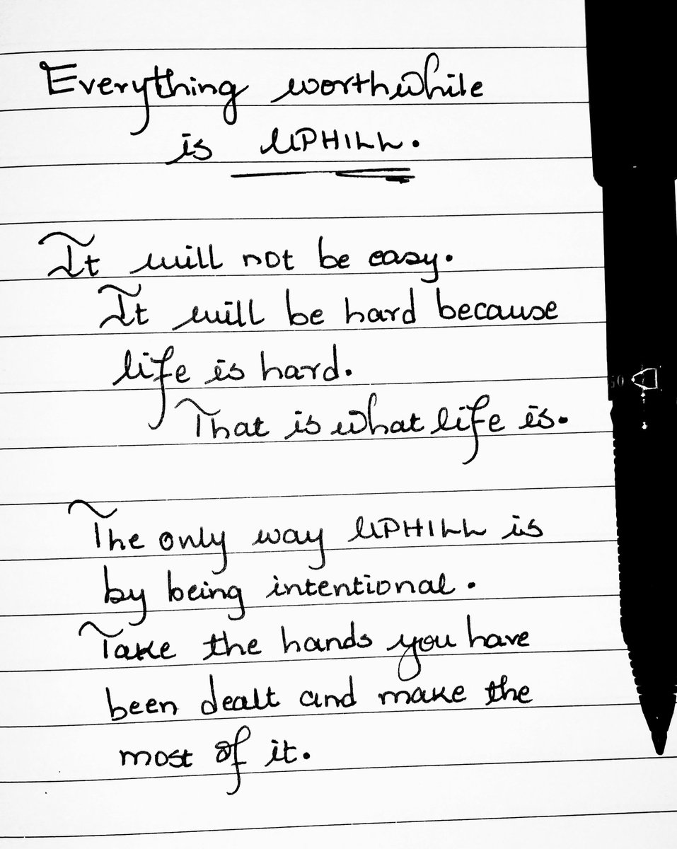 Do not settle for average.

  Everyday do something that moves you towards that goal.  You will never achieve anything you do not aim at achieving everyday.