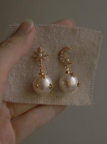 celestial earrings ✨🌙