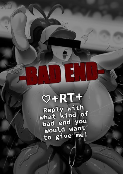 LewdBlueWitch's tweet photo. Bad End bandwagon ...again (Normal posts start again soon) https://t.co/eQQkT9vF2c