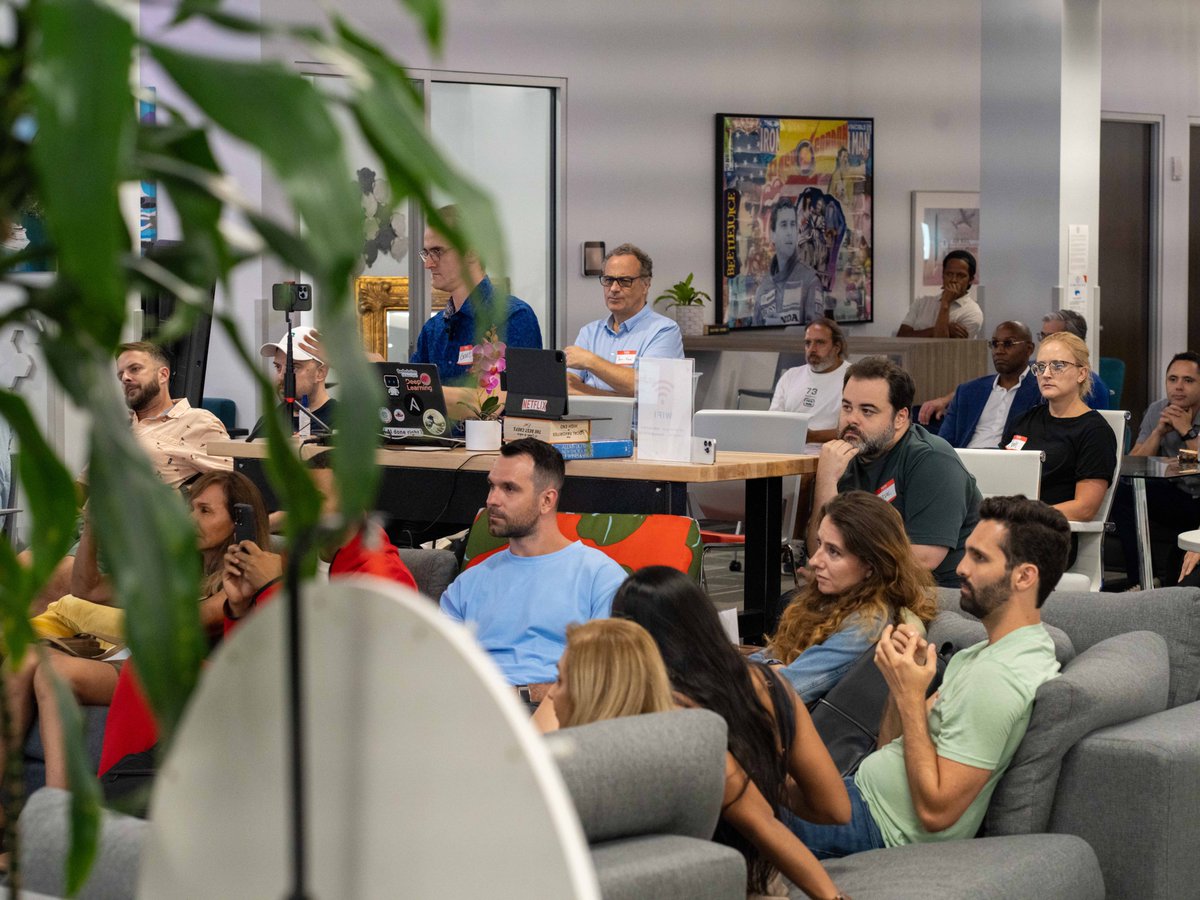 You couldn't have said it better <a href="/volvoshine/">Ryan RC Rea</a>! Another amazing event for the Miami AI community! 

Our friend <a href="/joaomdmoura/">João Moura</a> and AI Agent whisperer had the audience locked in. You killed the Q&amp;A also.

Shoutout to my team @GPTuesdays, and our extended family - The <a href="/miamiaihub/">Miami AI Hub</a>,