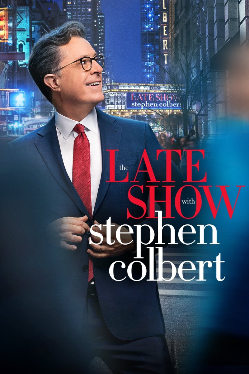 Mufas_a_'s tweet image. 📺 TV Show Alert 🍿,
"The Late Show with Stephen Colbert"
🔹Current Season: 9 #TheLateShowwithStephenColbert
🔹
Stephen Colbert brings his signature satire and comedy to The Late Show with Stephen Colbert, the #1 show in late night, where he talks with an eclectic ...
