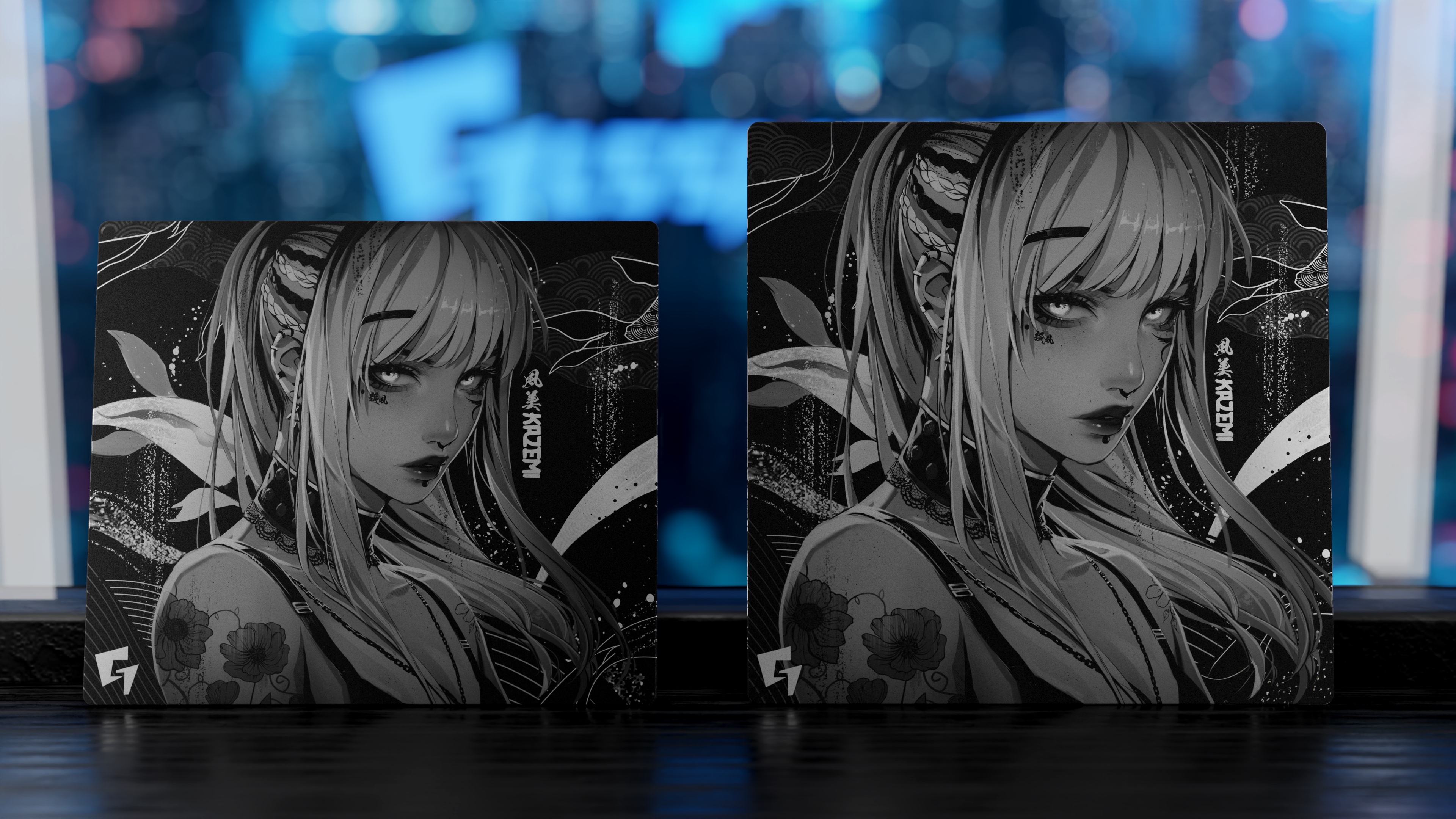 666】GLSSWRKS Akari Glass Mousepad 日本版 GLSSWRKS Akari