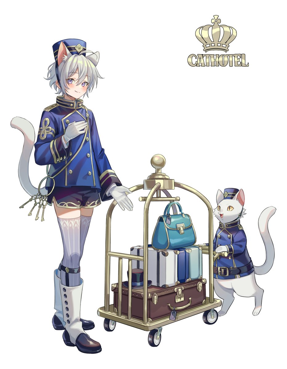 「ご案内～」|すざく＠２月１０日発売！『天空の異世界ビストロ店』のイラスト