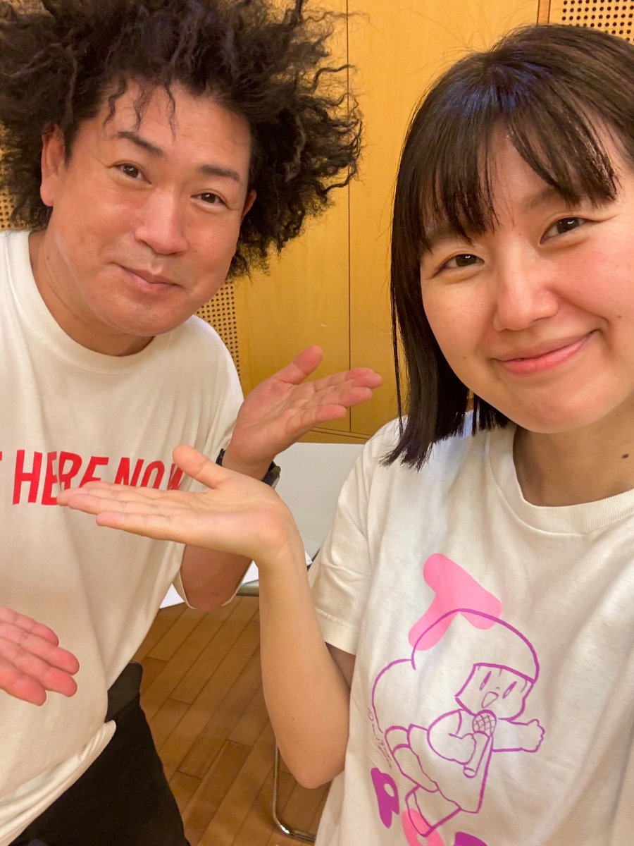 なおちゃんとリハーサル♫ 2人だけで一緒に歌うのは初めてかも✨ □7