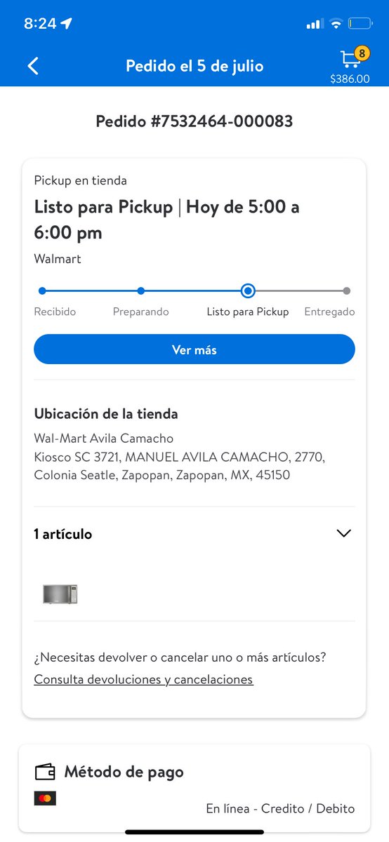 zaizam0708's tweet photo. Terrible experiencia tuve el día de hoy por parte de una gerente de sucursal de @WalmartMexico en la ciudad de Zapopan, Jalisco, me negaron la entrega de una compra realizada en línea, argumentando que estaba cancelada, lo cual no era verdad. @Walmart https://t.co/8GOvOeR1mJ