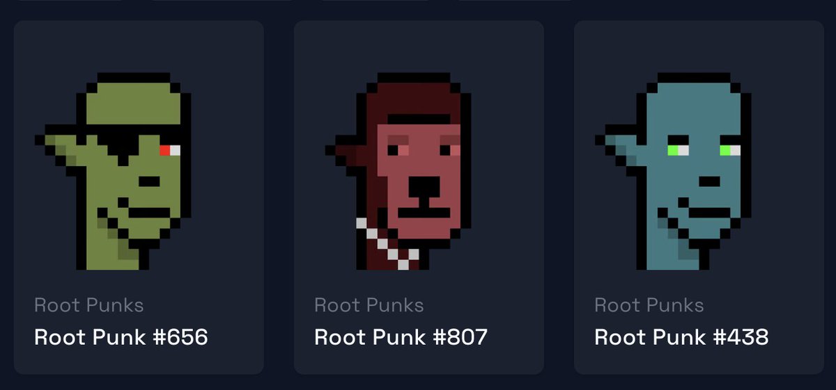 JassherDan's tweet photo. Name a cleaner trio
#RootPunk
@TheShillverse @The_Tradeverse https://t.co/ITddBInK1p