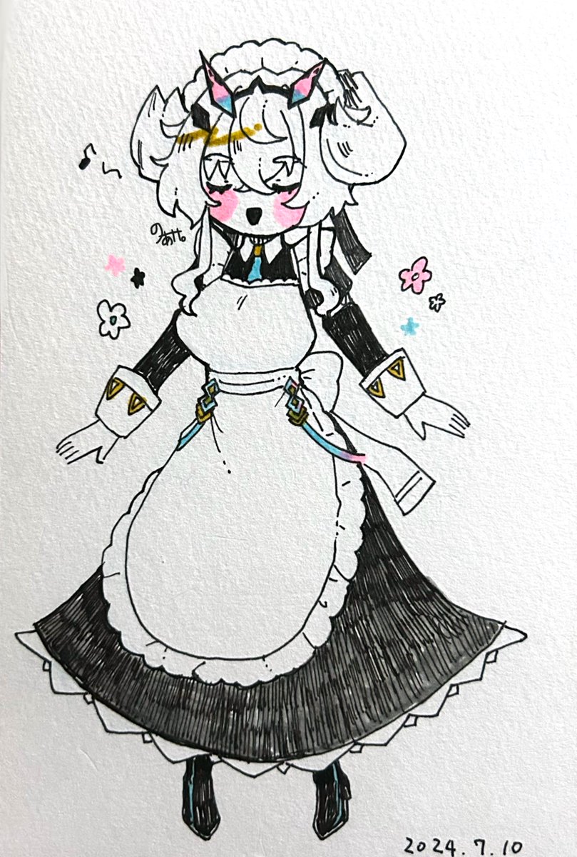 「バゲ子✿」|のあけꪔ̤̮ꪔ̤̥ꪔ̤̫のイラスト