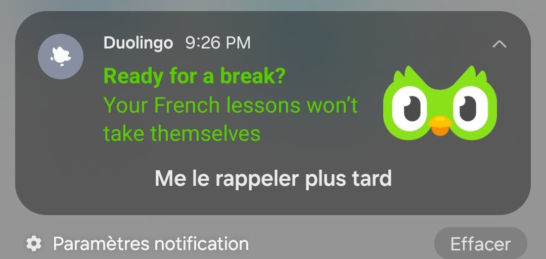 dAyAaia's tweet photo. @duolingo why so aggressive today? I have given you 20 days streak after breaking my other streaks🧚‍♀️
There is no need😭 https://t.co/TMJJEzcDOy