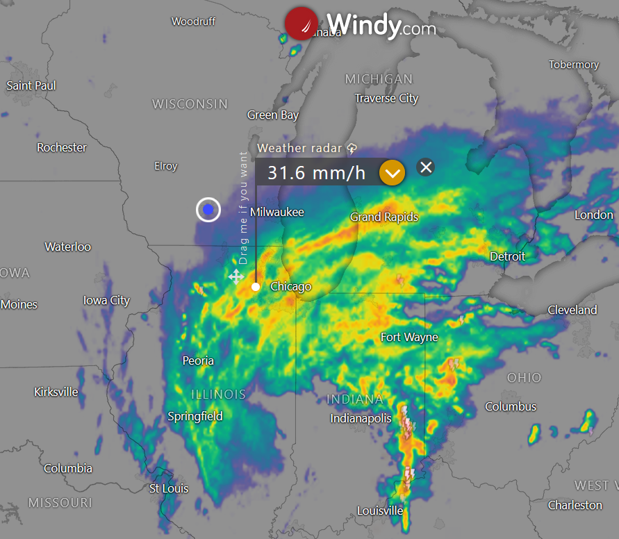 MikeChillit's tweet image. #Remnants #Chicago #Michigan 

This from @Windycom. As is typical of these storms post landfall, they tend to turn a lot of their residual energy into afterburners as they merge with eastbound traffic.