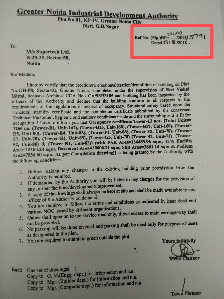 VijayCh05572426's tweet photo. @OfficialGNIDA @tejpalnagarMLA @dr_maheshsharma @DhirendraGBN @myogiadityanath @CMOfficeUP @UPGovt @NandiGuptaBJP @JaswantSainiBJP @ChiefSecyUP @IAS_SAUMYA @dmgbnagar @Supertechltd @NCLTnews @PMOIndia @HardeepSPuri @office_of_cs_up @SupremeCourtIND @Village1Eco @myogioffice @amitabhk87 @CeoNoida @MoHUA_India @IAS_SAUMYAसर कल Ecovillage 1 की मीटिंग में यह कहना की आप होमबायर्स के पछ में है और दूसरी तरफ यह कहना की बिना बिल्डर के बकाया चुकाए बिना रजिस्ट्री नहीं खोलेंगे यहां तक जिस 1260 फ्लैटों का लैंड ड्यूज चुकता किया जा चुका है OC 2018 में ही आ चुका है
 होमबायर्स के पक्ष में कैसे है ❓ https://t.co/QGX2Erk7s8