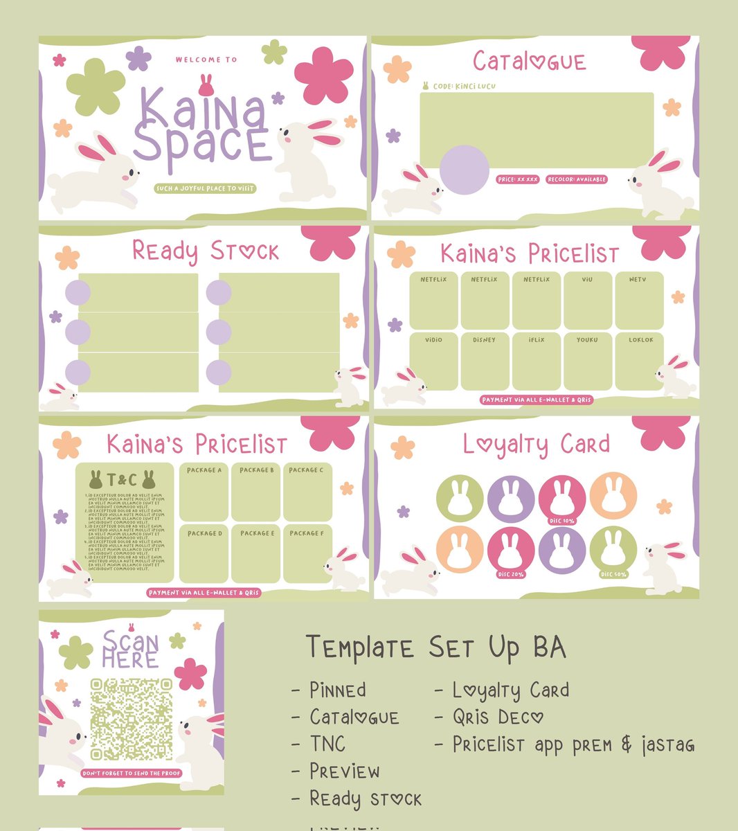 Help repost/rt please? Thank you 💗

Aku ada 2 template set up ba via canva yang bisa untuk berbagai spess, bisa ditake sekarang melalui dm atau wa. Harga sudah tertera di ALT, dan informasi selengkapnya ada di reply. Jangan lupa baca tnc nya yaa.

Layout #zonauang