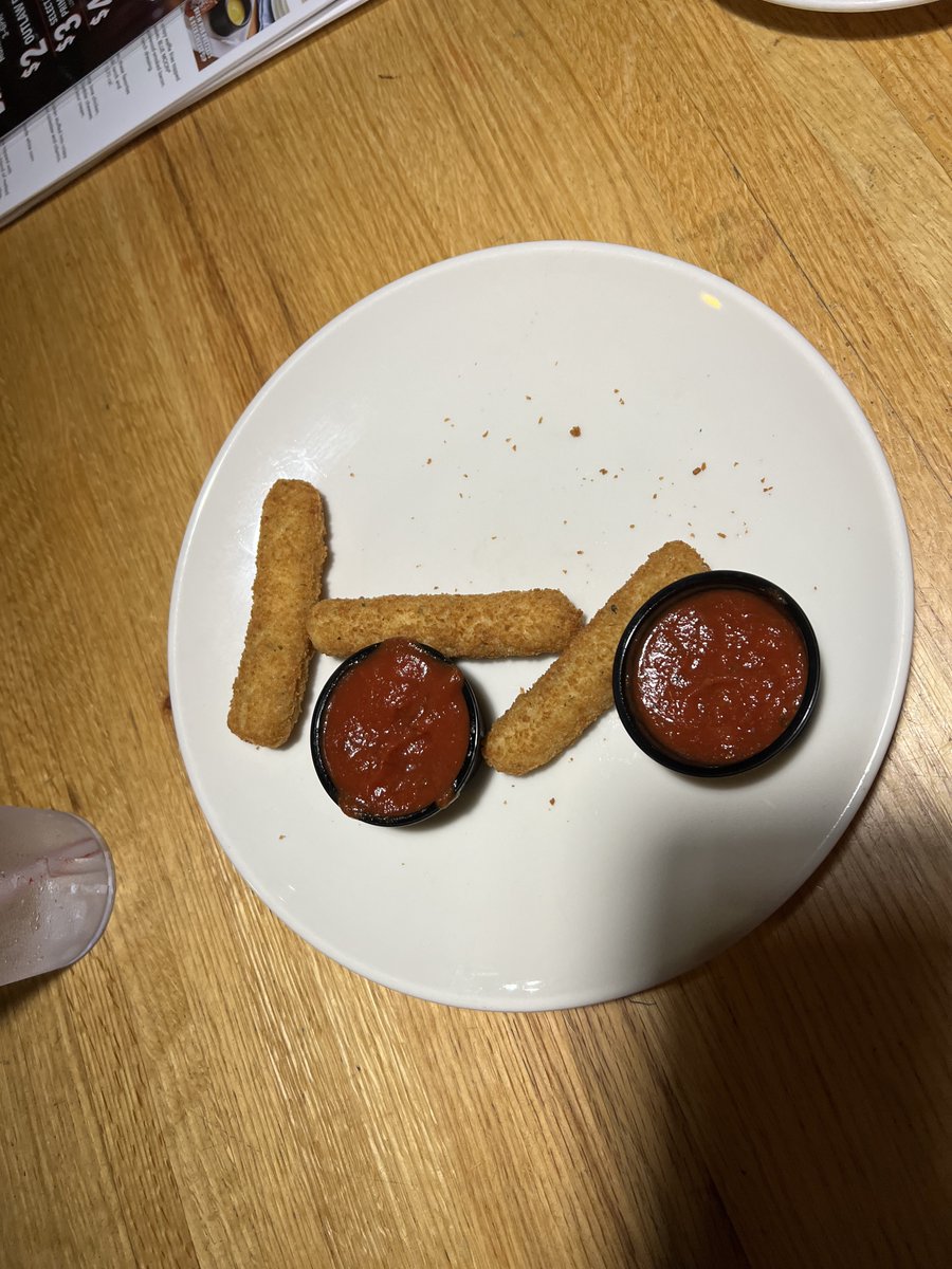 imagine my face when i go to grab another mozzarella stick and i see this instead