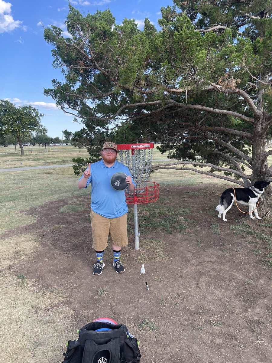 I’ve been playing disc golf for just over 4 years now and today I hit my first Ace. I’ve wanted a hole in one for so long and for it to finally happen I couldn’t be happier. Let’s just hope it’s not another 4 years to the next one. 🥏⛳️