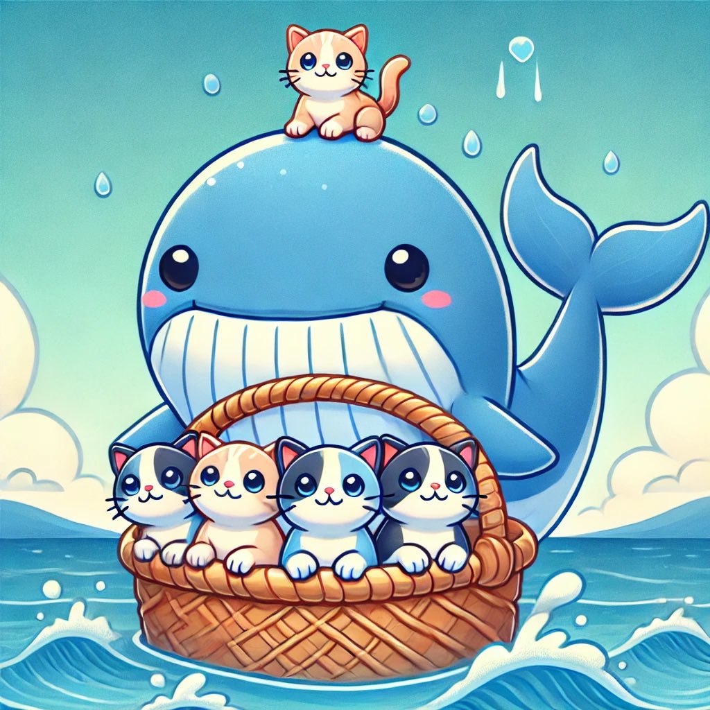 whaleai_ai's tweet photo. Happy National Kittens Day! 
We carry your business like carrying these cuties across the ocean. Let’s embrace tech together!
#nationalkittensday #whaleAI #DALLE3 #AIart #FutureFun https://t.co/JpbXVqKdnB